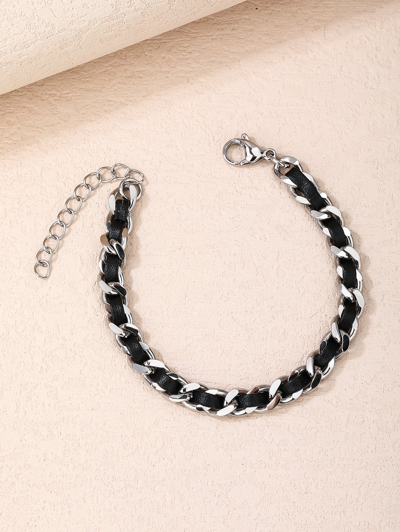 Stainless Steel Fashion Punk Leather Wrap Personalized Bracelet - YUZENG-jewelrystore.com
