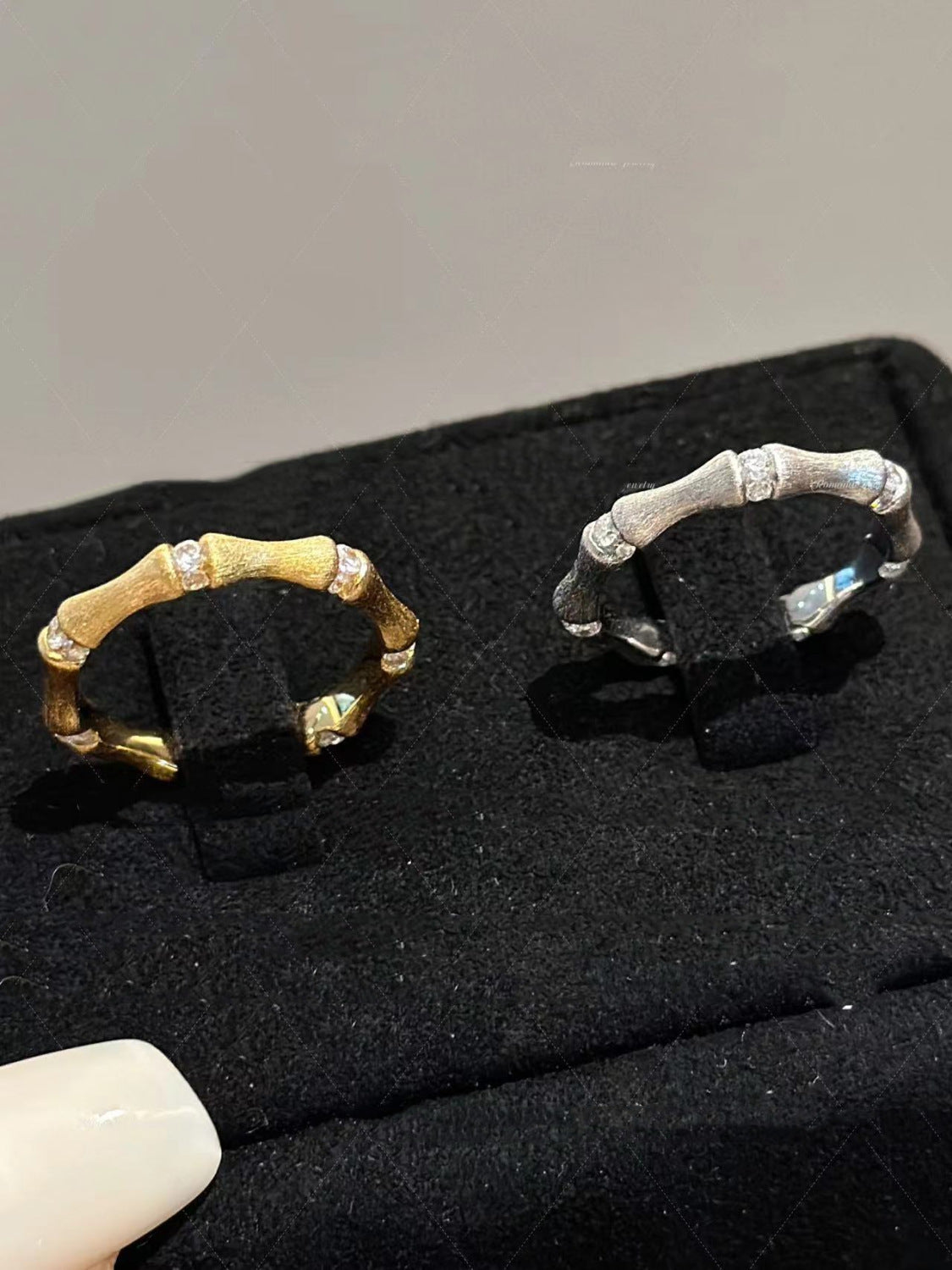 Gold Bamboo Ring
