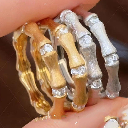 Gold Bamboo Ring