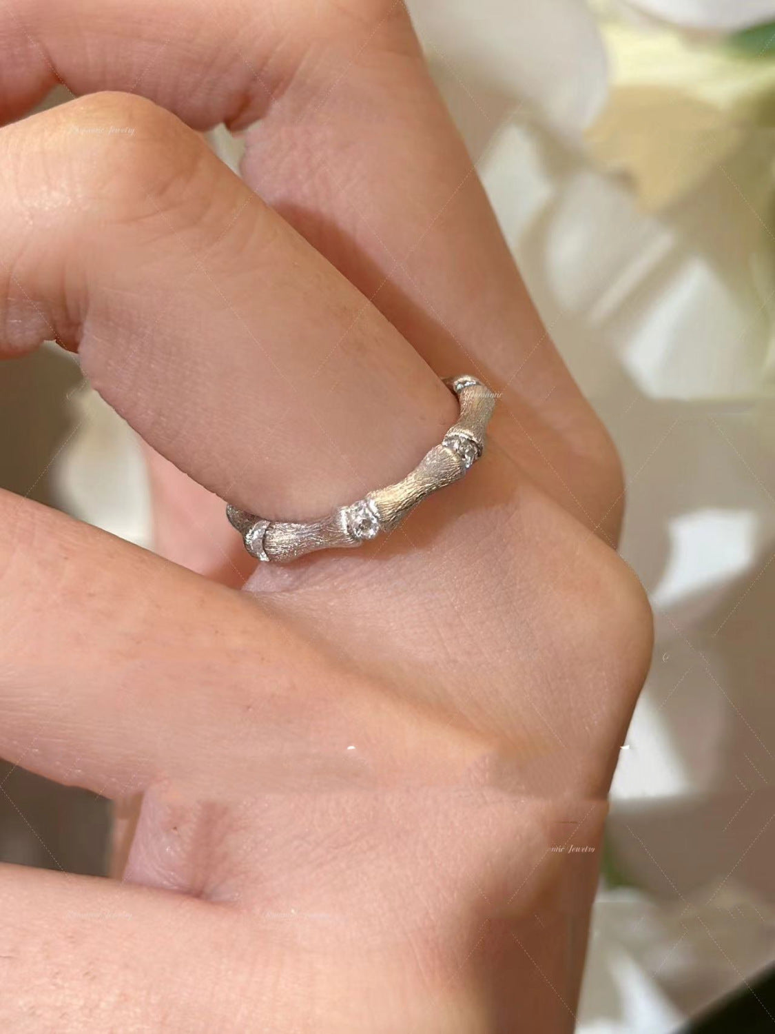 Gold Bamboo Ring