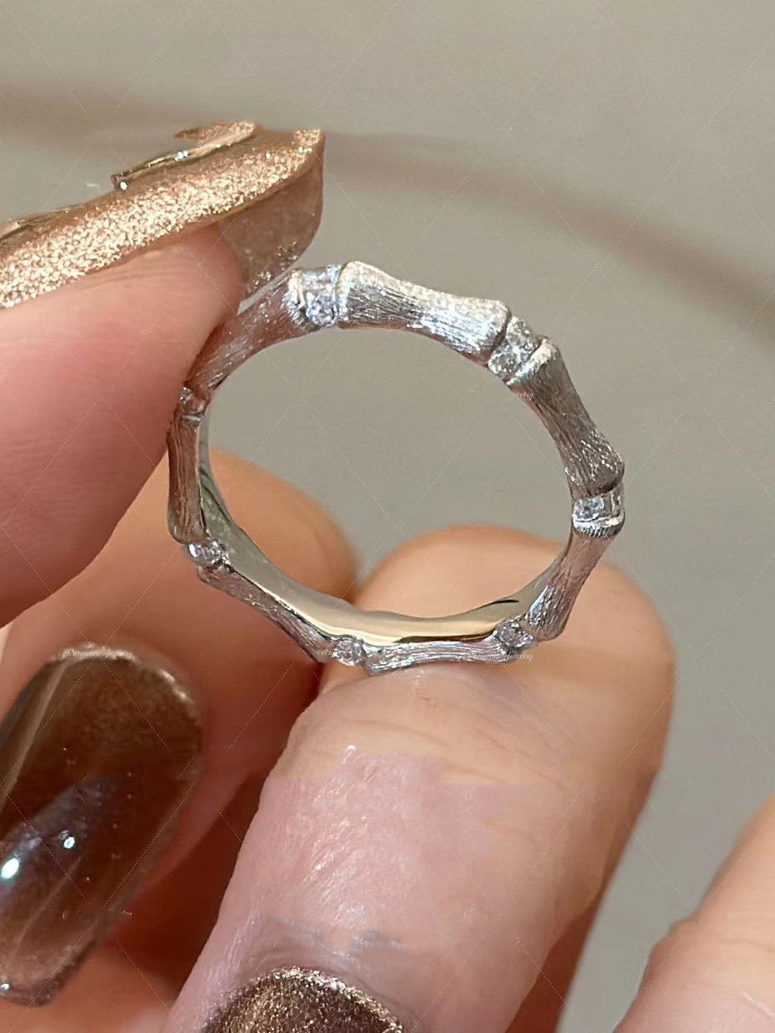 Gold Bamboo Ring