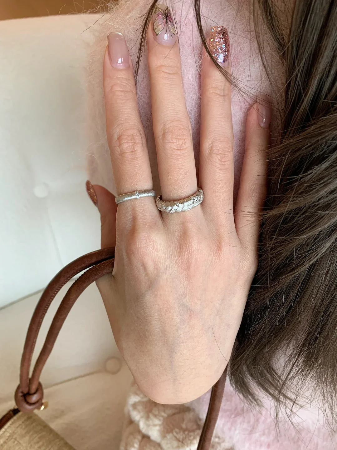[Retro Luxe] 18K Wheat Ear Braided Ring - Vintage Braided Brushed Style, Women's Vintage Ring, Perfect for Everyday Weddings and Anniversaries - YUZENG-jewelrystore.com