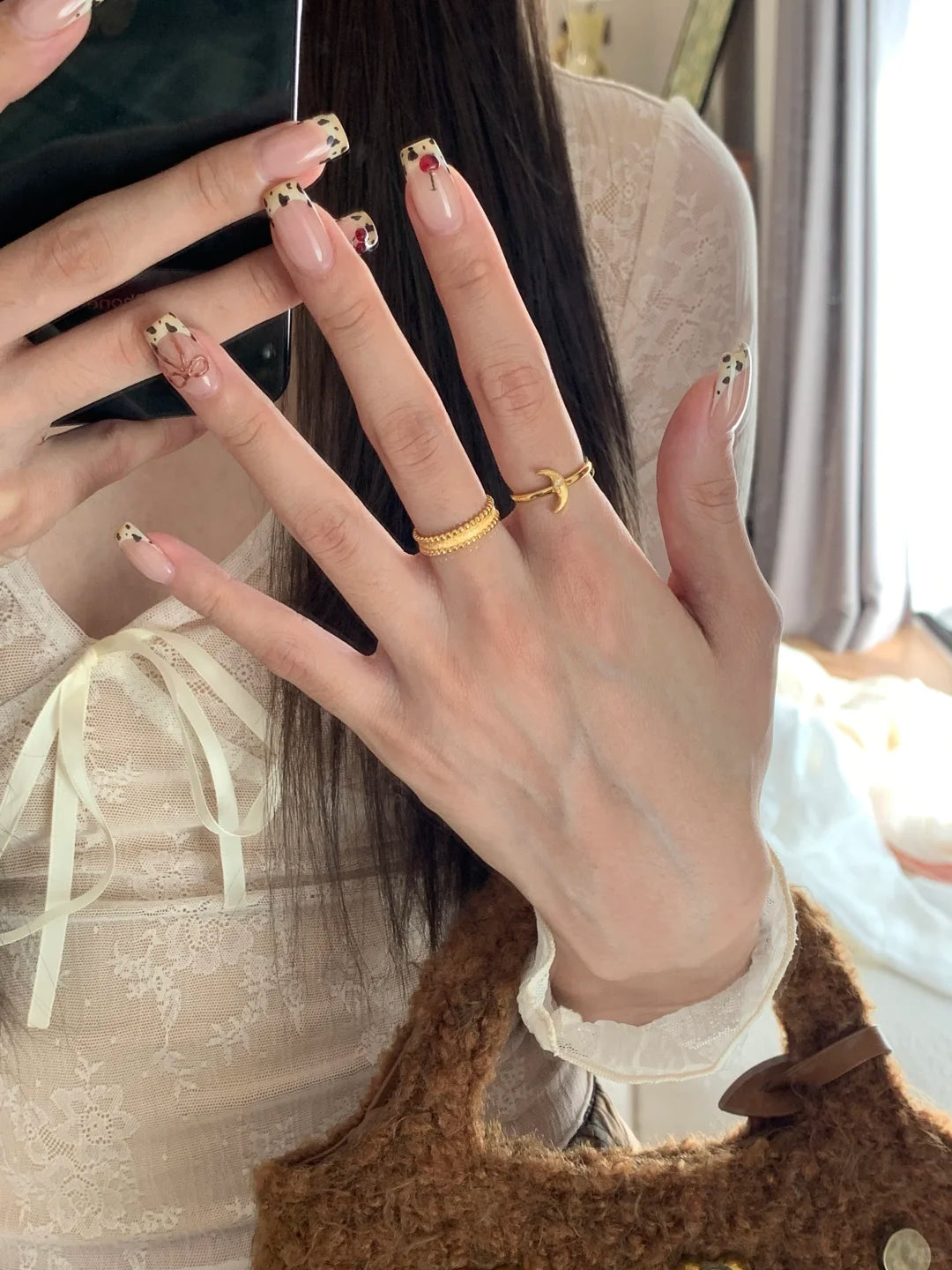[Retro Luxe] 18k Medieval Sun, Moon and Star Ring - Star Energy Ring, Brushed Vintage Style - Daily Wear to Increase Energy - YUZENG-jewelrystore.com