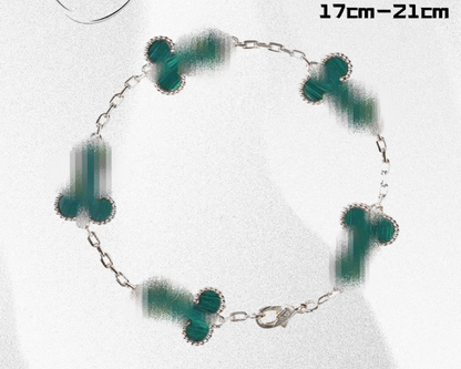 Breaking the shame of genitals, Dicleef Arpels exclusive original 925 silver bracelet jewelry, Dicleef Arpels men's and women's couple gift - YUZENG-jewelrystore.com