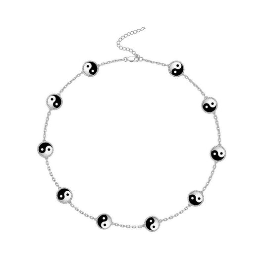 18k/925s Non-Fading Couple Necklace,Tai Chi necklace - YUZENG-jewelrystore.com