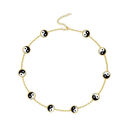 18k/925s Non-Fading Couple Necklace,Tai Chi necklace - YUZENG-jewelrystore.com