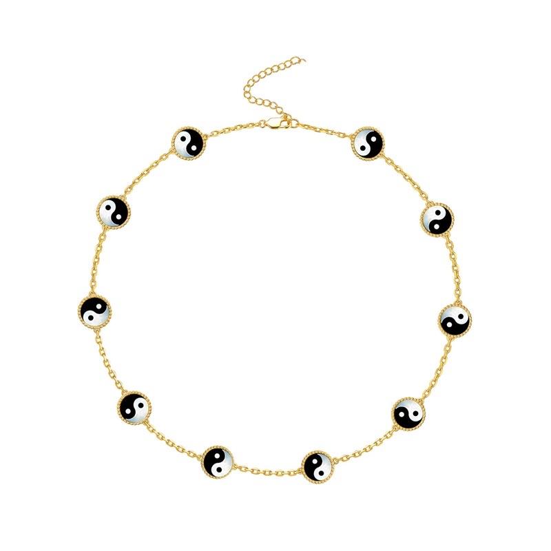 18k/925s Non-Fading Couple Necklace,Tai Chi necklace - YUZENG-jewelrystore.com