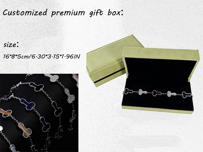 Breaking the shame of genitals, Dicleef Arpels exclusive original 925 silver bracelet jewelry, Dicleef Arpels men's and women's couple gift - YUZENG-jewelrystore.com