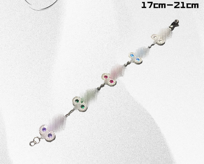 Breaking the shame of genitals, Dicleef Arpels exclusive original 925 silver bracelet jewelry, Dicleef Arpels men's and women's couple gift - YUZENG-jewelrystore.com