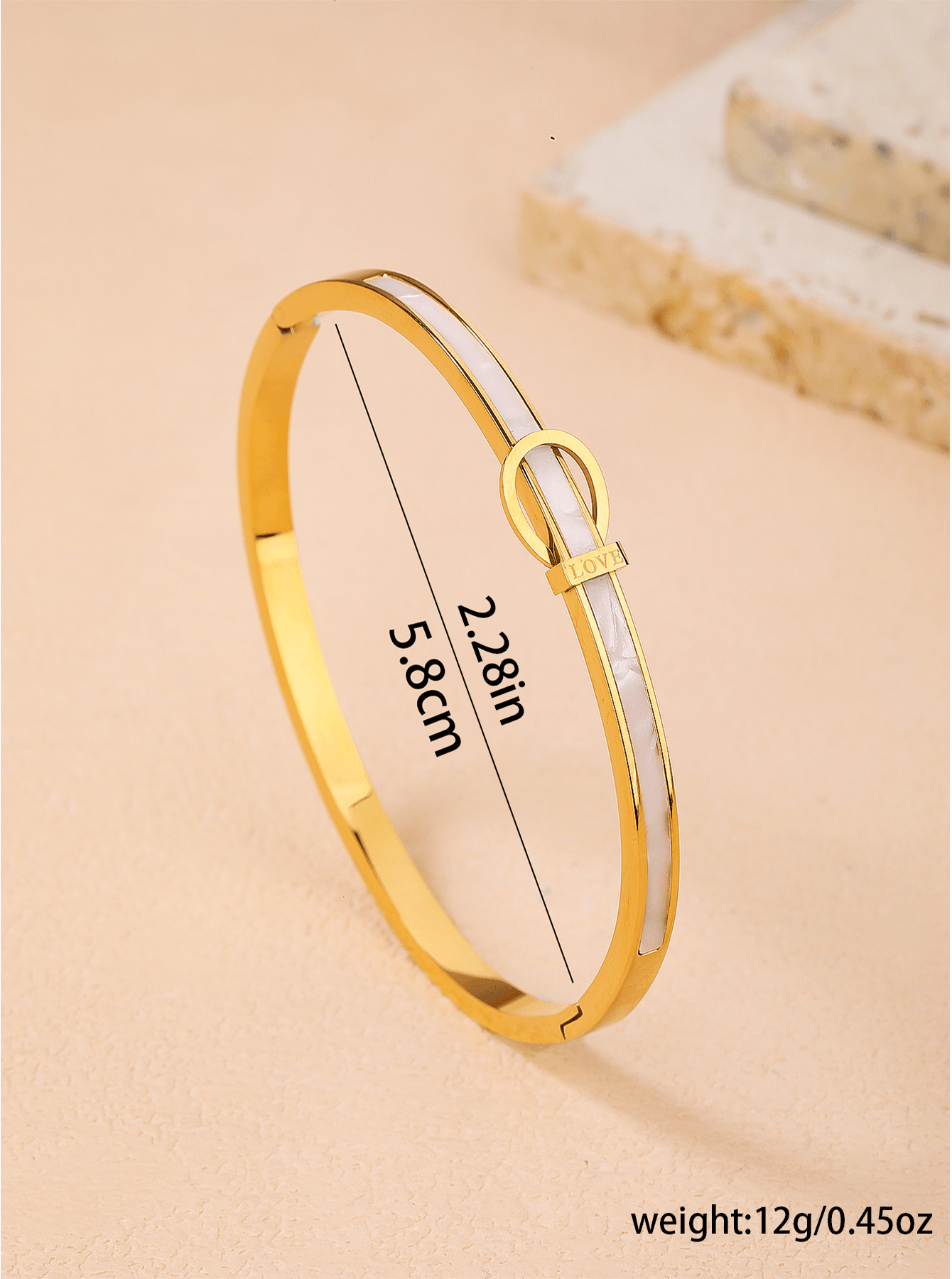 Bracelets for Women - 18k Gold bracelet - Love Bangle Bracelets, Non-Tarnish Gold Bangles, Stainless Steel Jewelry - Fashion Accessories for Women's Style - YUZENG-jewelrystore.com