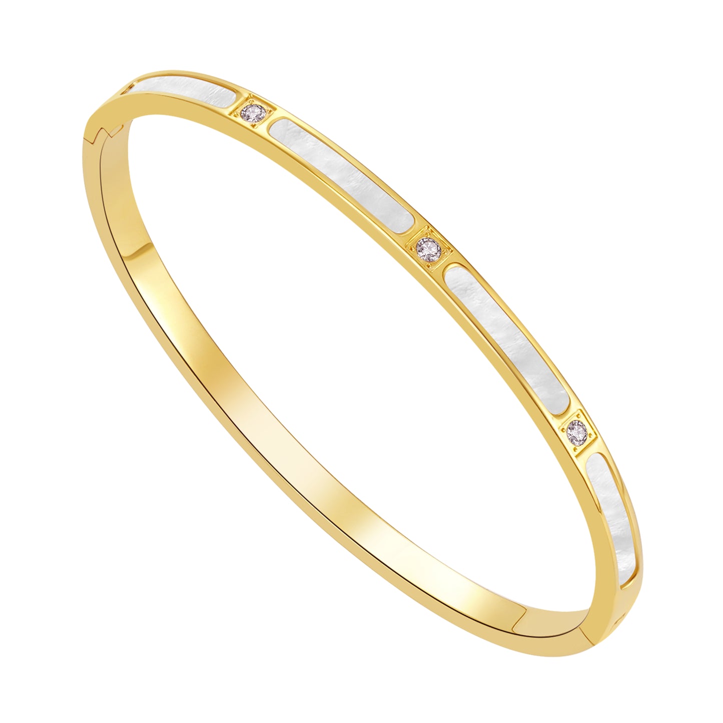 Bracelets for Women - 18k Gold bracelet - Love Bangle Bracelets, Non-Tarnish Gold Bangles, Stainless Steel Jewelry - Fashion Accessories for Women's Style - YUZENG-jewelrystore.com