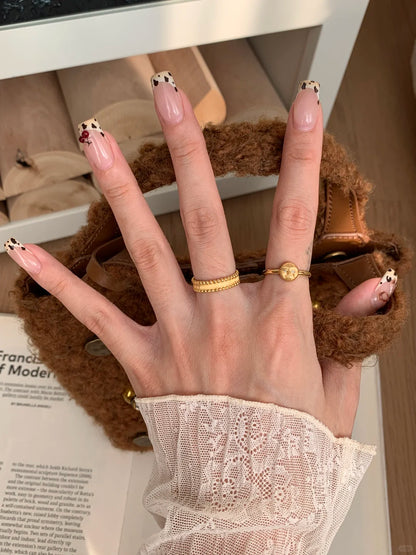 [Retro Luxe] 18k Medieval Sun, Moon and Star Ring - Star Energy Ring, Brushed Vintage Style - Daily Wear to Increase Energy - YUZENG-jewelrystore.com