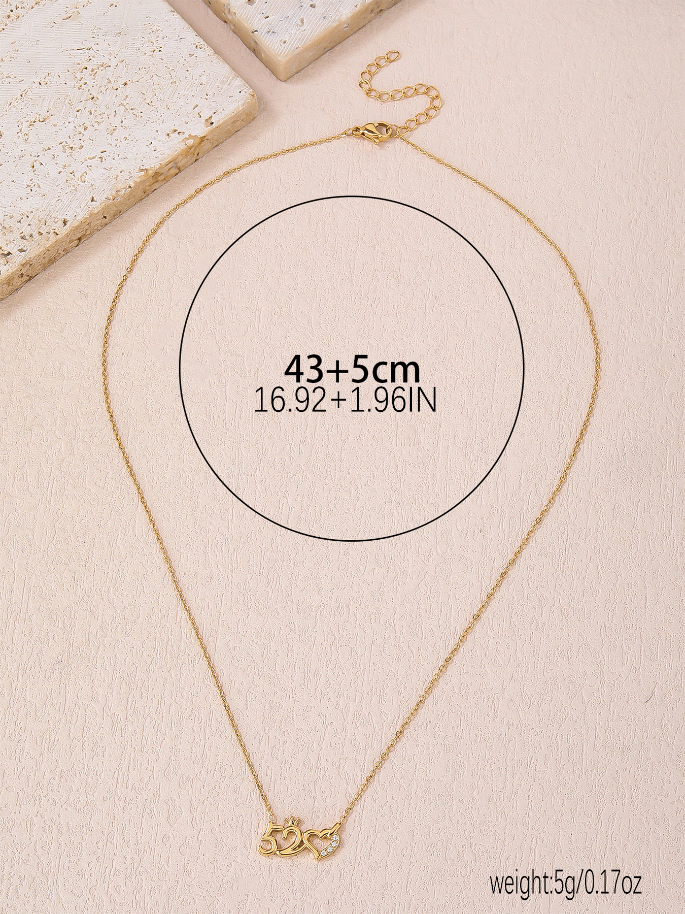 Fashionable stainless steel 18k gold plated lady love pendant chain necklace - YUZENG-jewelrystore.com