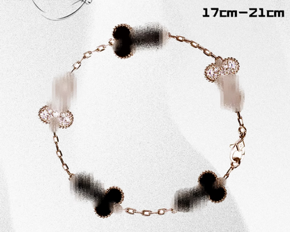 Breaking the shame of genitals, Dicleef Arpels exclusive original 925 silver bracelet jewelry, Dicleef Arpels men's and women's couple gift - YUZENG-jewelrystore.com