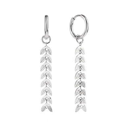 316l fashion stainless steel earrings