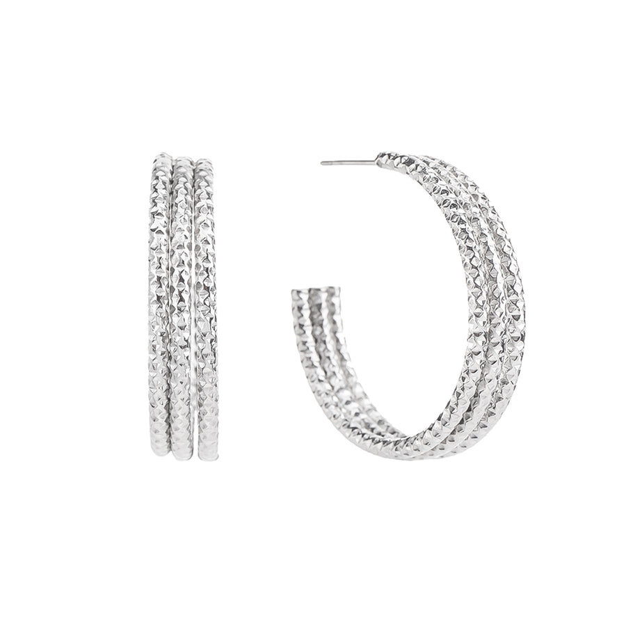 316l women fashion stainless steel earrings
