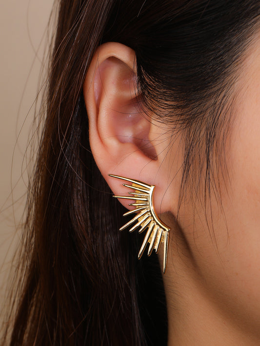 Stainless Steel Fashion Angel Wings Earrings - YUZENG-jewelrystore.com