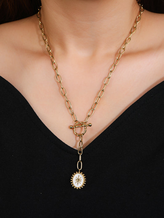 Stainless Steel Fashion OT Women's Pendant Necklace - YUZENG-jewelrystore.com