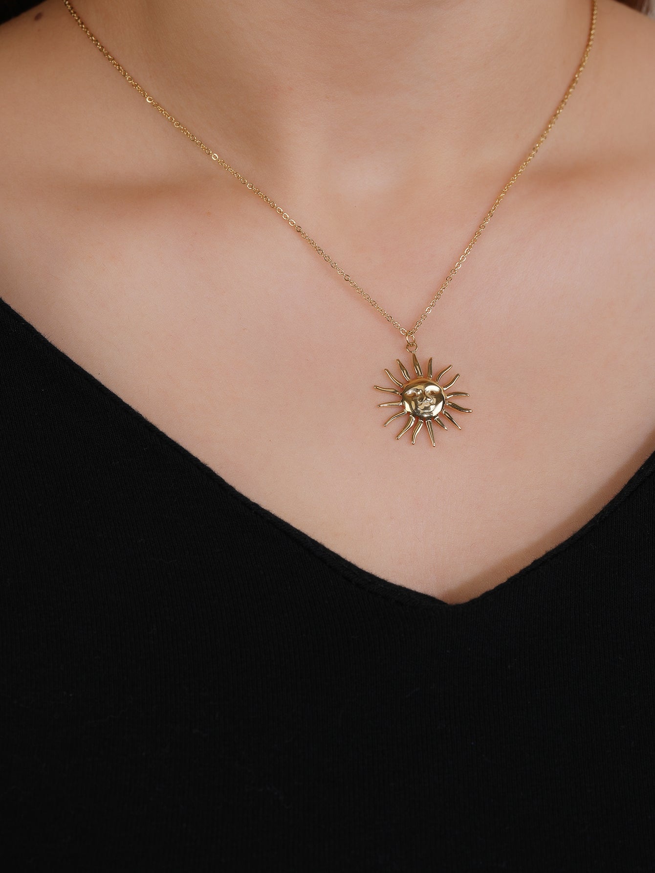 YUZENG Sun Necklace - Minimalist Design, Maximum Style! - YUZENG-jewelrystore.com
