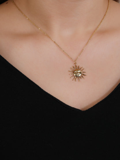 YUZENG Sun Necklace - Minimalist Design, Maximum Style! - YUZENG-jewelrystore.com