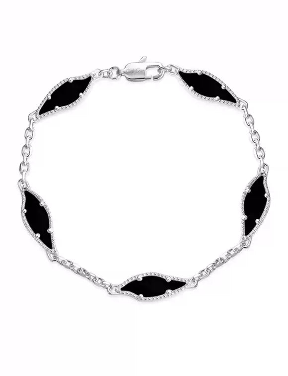 BETELNUT CLEEF Bracelets for Women - S925 Sterling Silver, Natural Agate, Mother-of-Pearl - Perfect for Daily Wear, Special Occasions, and Gift Giving - YUZENG-jewelrystore.com