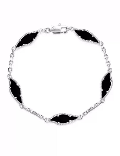 BETELNUT CLEEF Bracelets for Women - S925 Sterling Silver, Natural Agate, Mother-of-Pearl - Perfect for Daily Wear, Special Occasions, and Gift Giving - YUZENG-jewelrystore.com