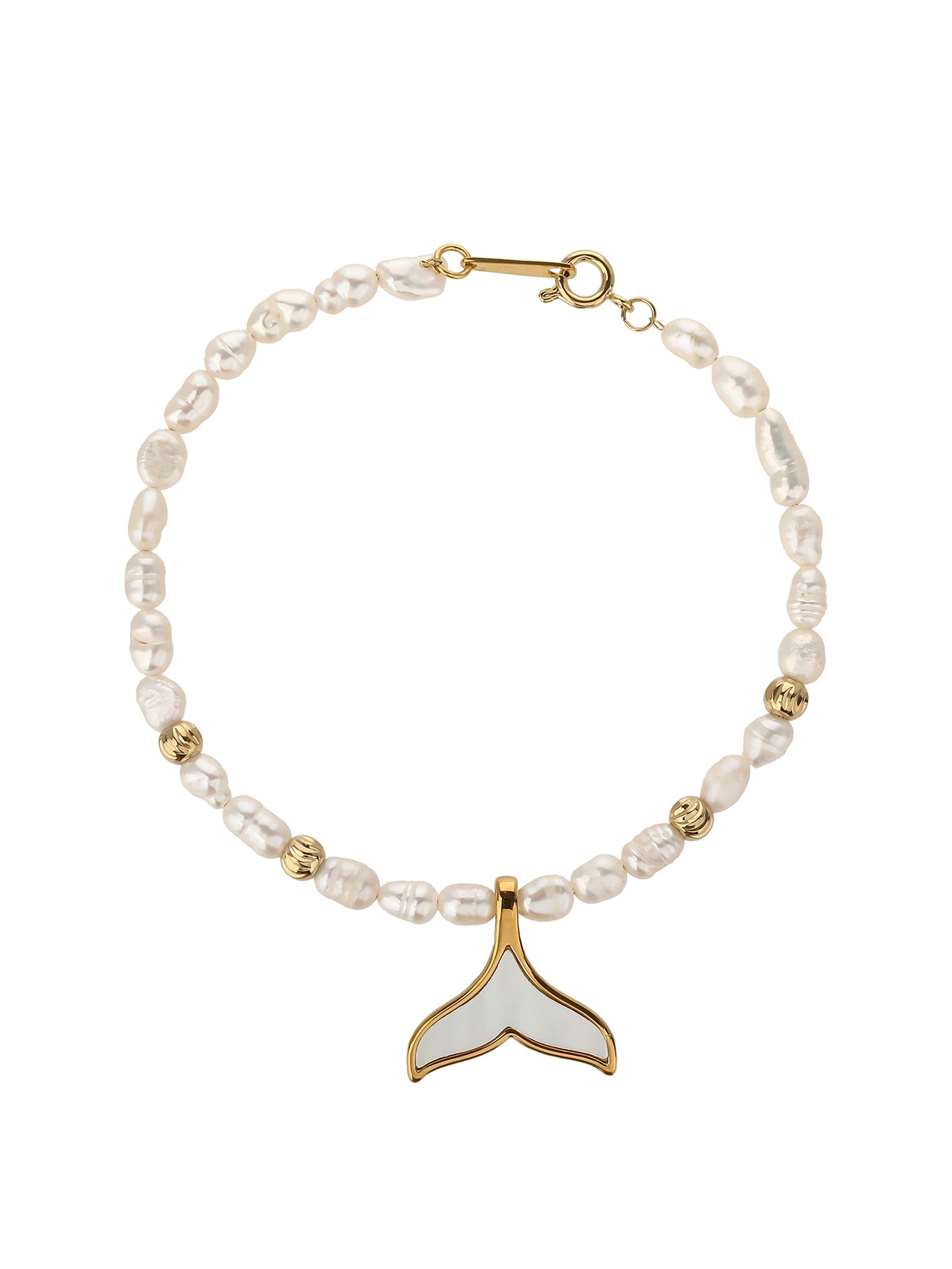 AAA Pearl Bracelet - Stainless Steel, Non-Tarnish Gold Bracelet for Women - Trendy and Dainty Pearl Jewelry,Gift for Your Best Friend - YUZENG-jewelrystore.com