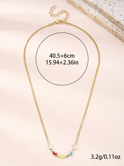 Women's Clavicle Chain Snake Bone Chain, Stainless Steel 18k Vacuum Gold Plated Jewelry - YUZENG-jewelrystore.com