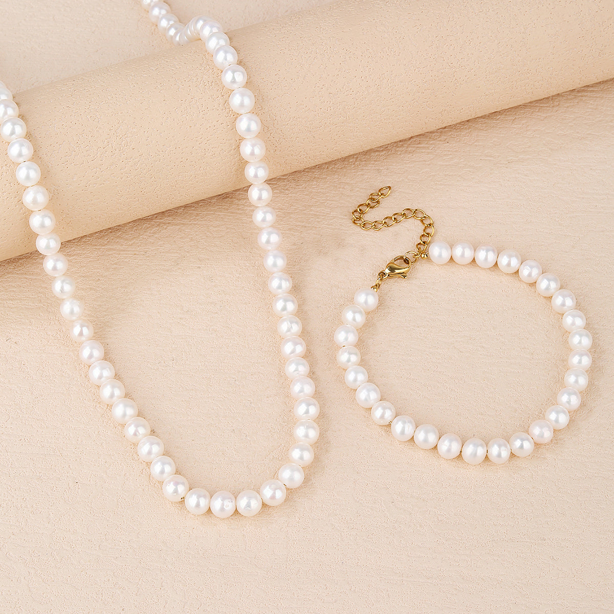 Natural Pearl Jewelry Set for Women - Fashionable, Versatile, and Cute Summer Style - Perfect for Everyday Looks! - YUZENG-jewelrystore.com