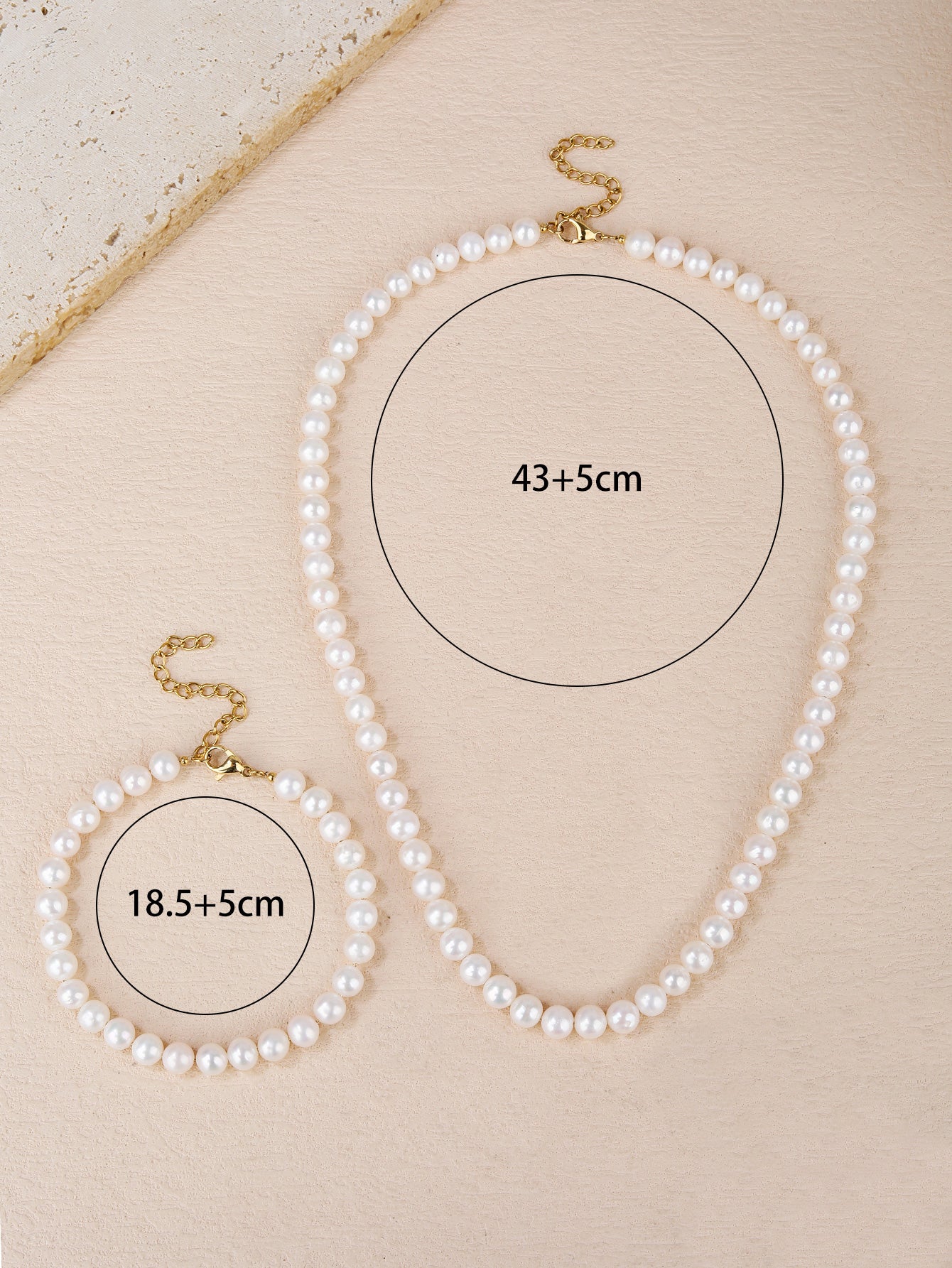 Natural Pearl Jewelry Set for Women - Fashionable, Versatile, and Cute Summer Style - Perfect for Everyday Looks! - YUZENG-jewelrystore.com