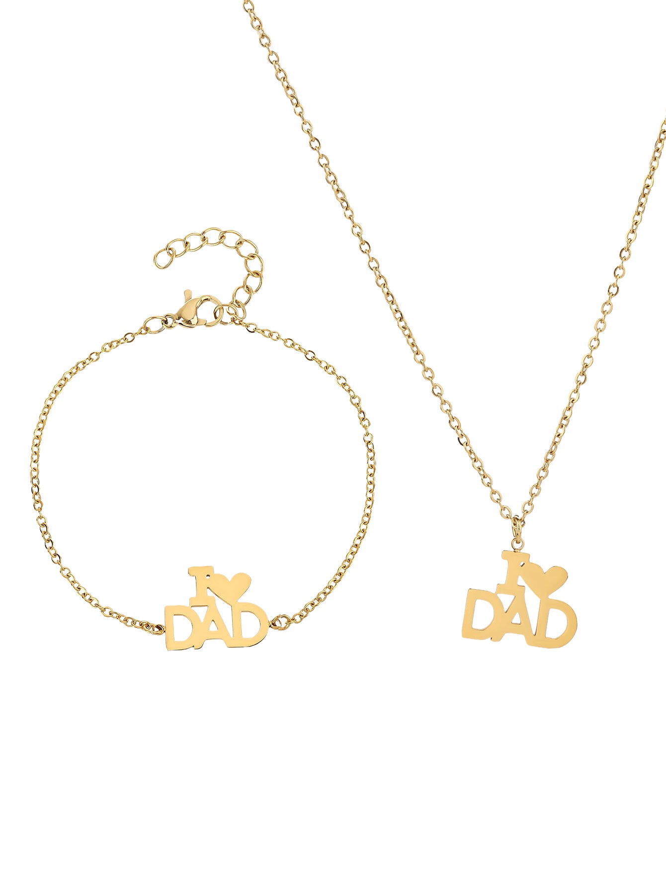 Fashion stainless steel holiday gift i love ded pendant stainless steel - YUZENG-jewelrystore.com