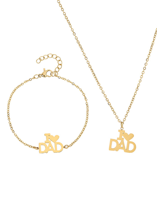 Fashion stainless steel holiday gift i love ded pendant stainless steel - YUZENG-jewelrystore.com