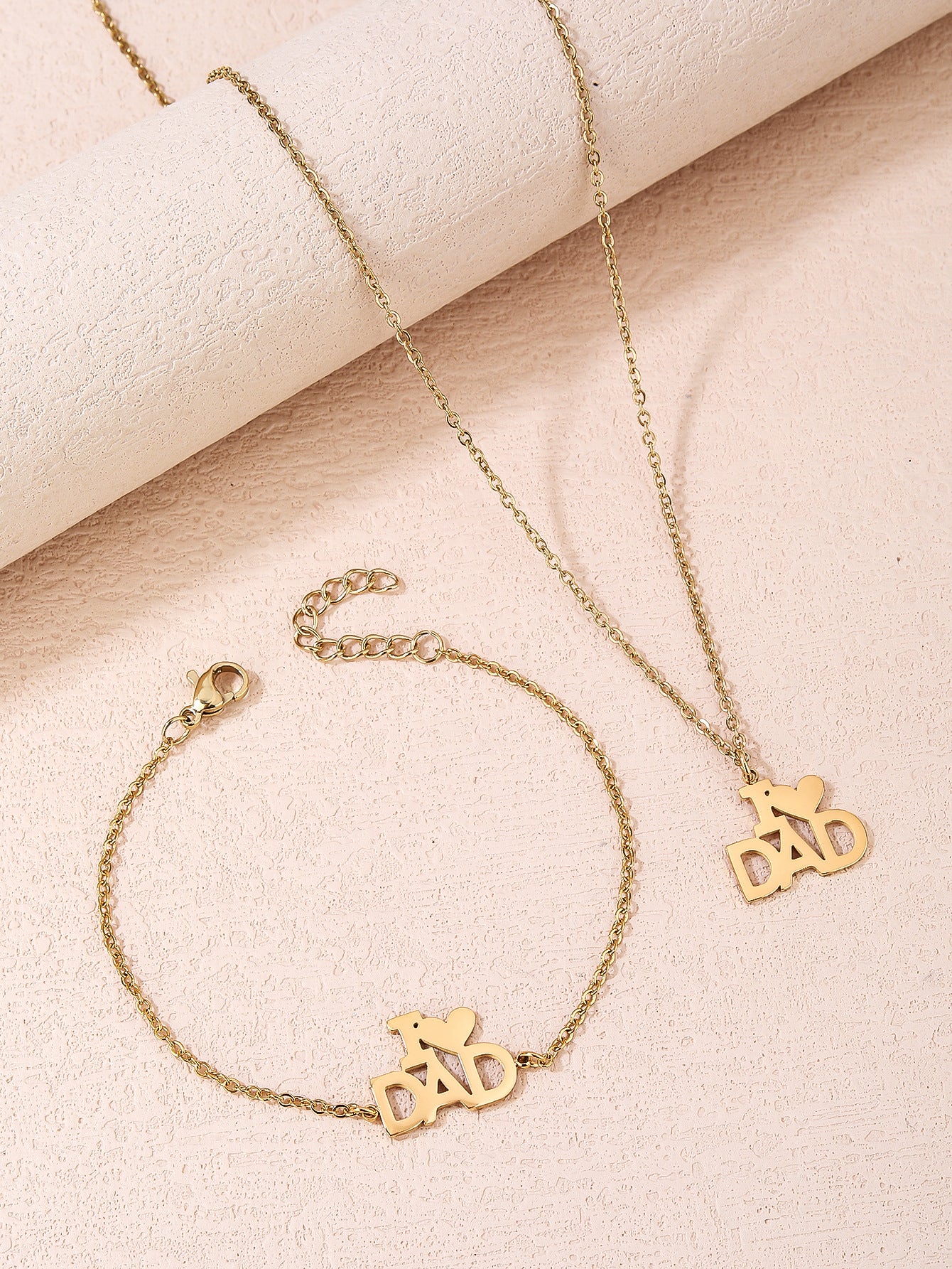 Fashion stainless steel holiday gift i love ded pendant stainless steel - YUZENG-jewelrystore.com