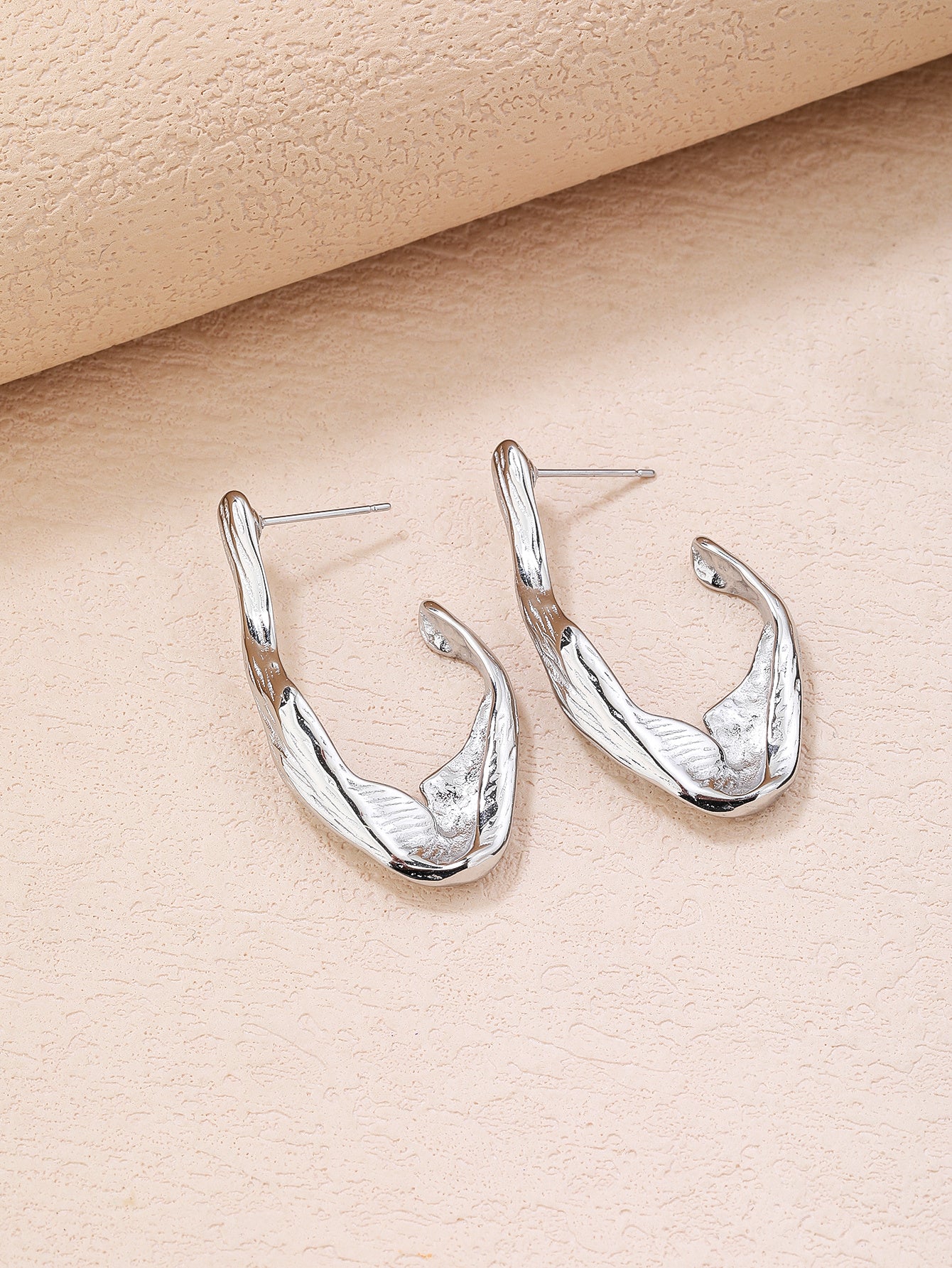 Stainless Steel Twist Earrings for Women - YUZENG-jewelrystore.com