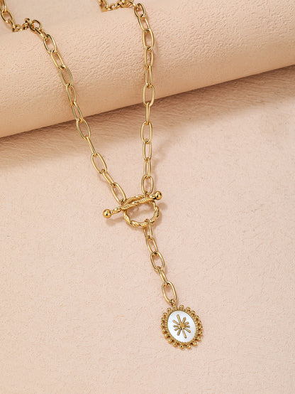 Stainless Steel Fashion OT Women's Pendant Necklace - YUZENG-jewelrystore.com