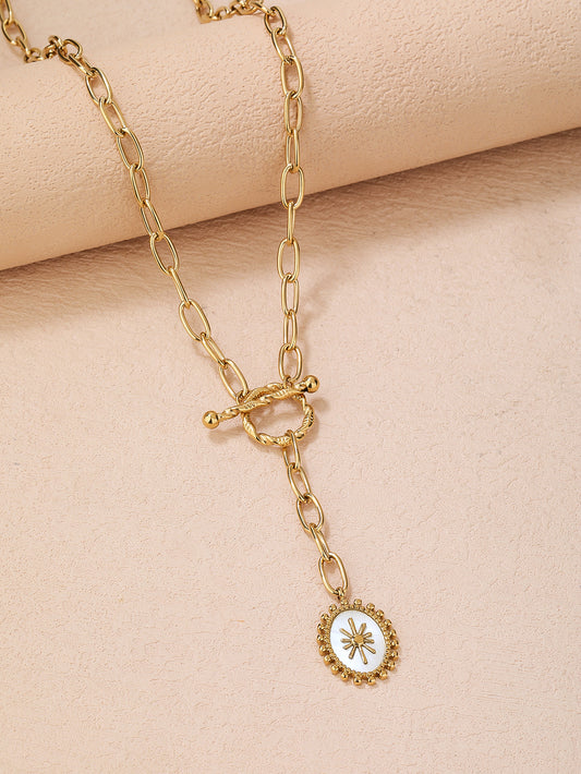 Stainless Steel Fashion OT Women's Pendant Necklace - YUZENG-jewelrystore.com