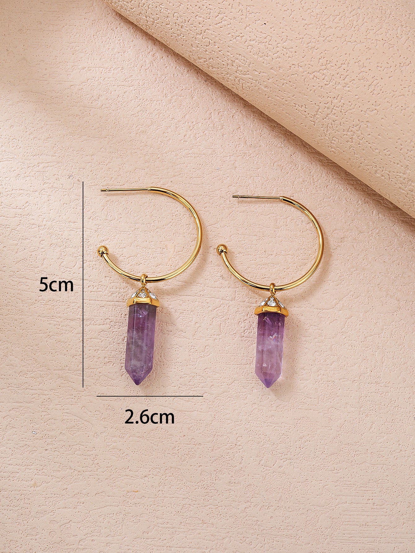 Stainless Steel Vintage Crystal Column Women's Earrings - YUZENG-jewelrystore.com