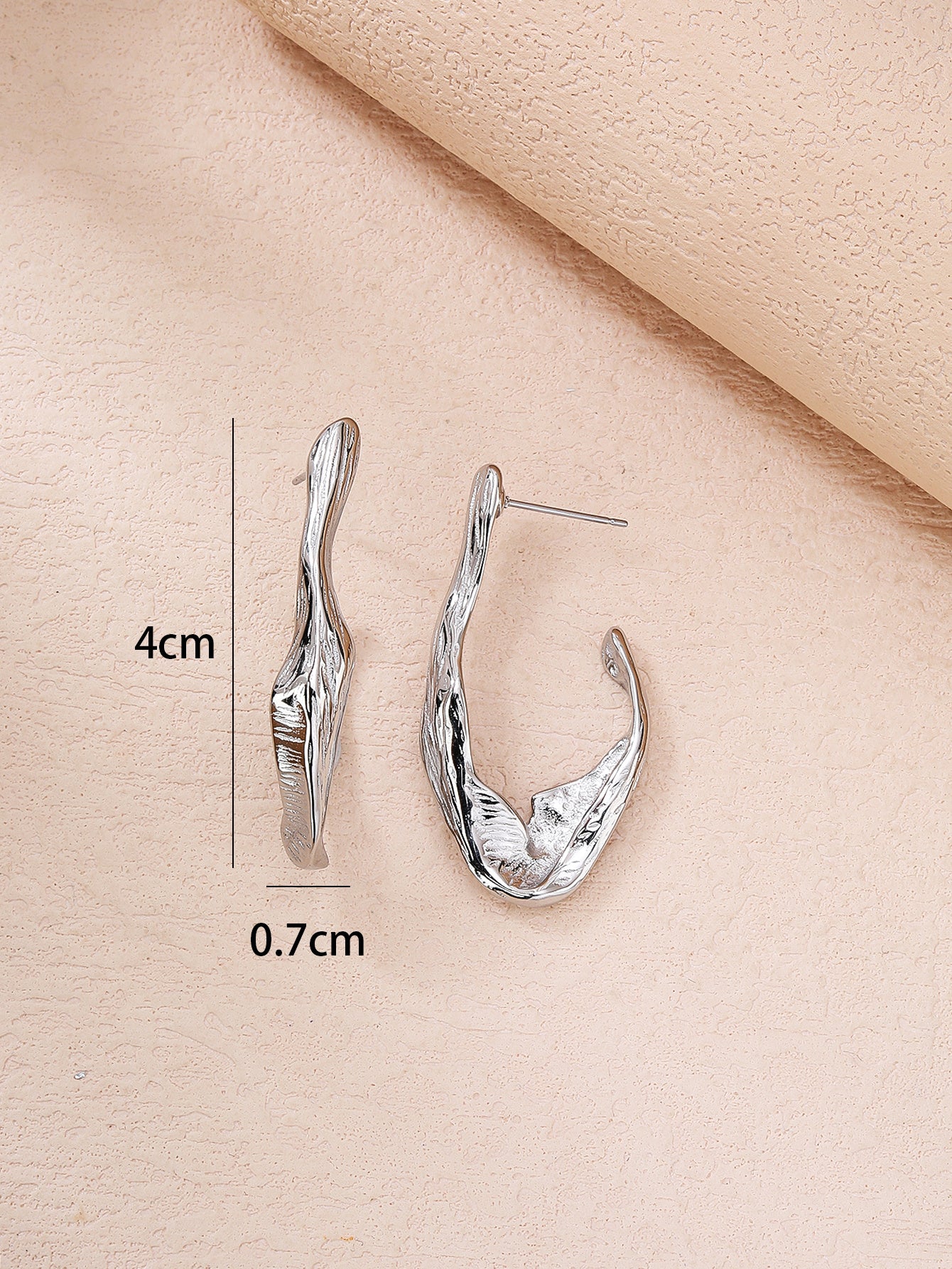 Stainless Steel Twist Earrings for Women - YUZENG-jewelrystore.com