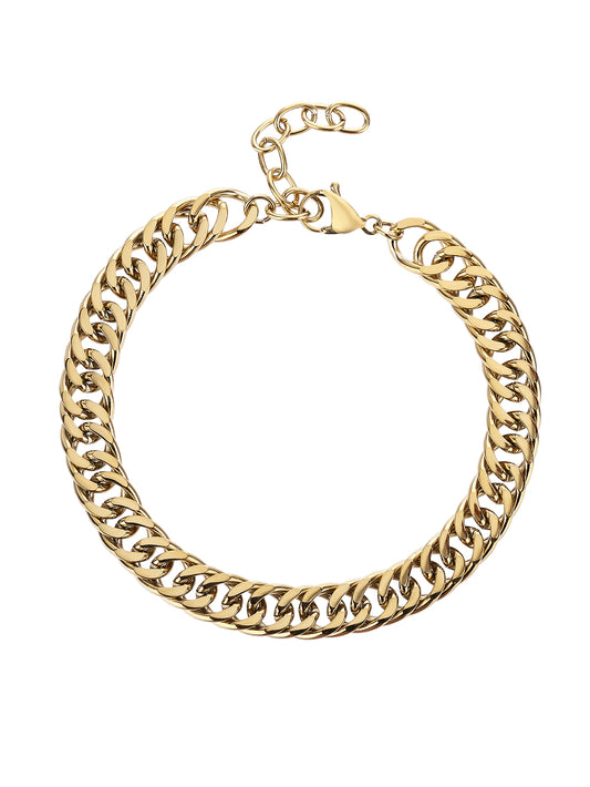 Fashion stainless steel basic daily matching Cuban bracelet - YUZENG-jewelrystore.com