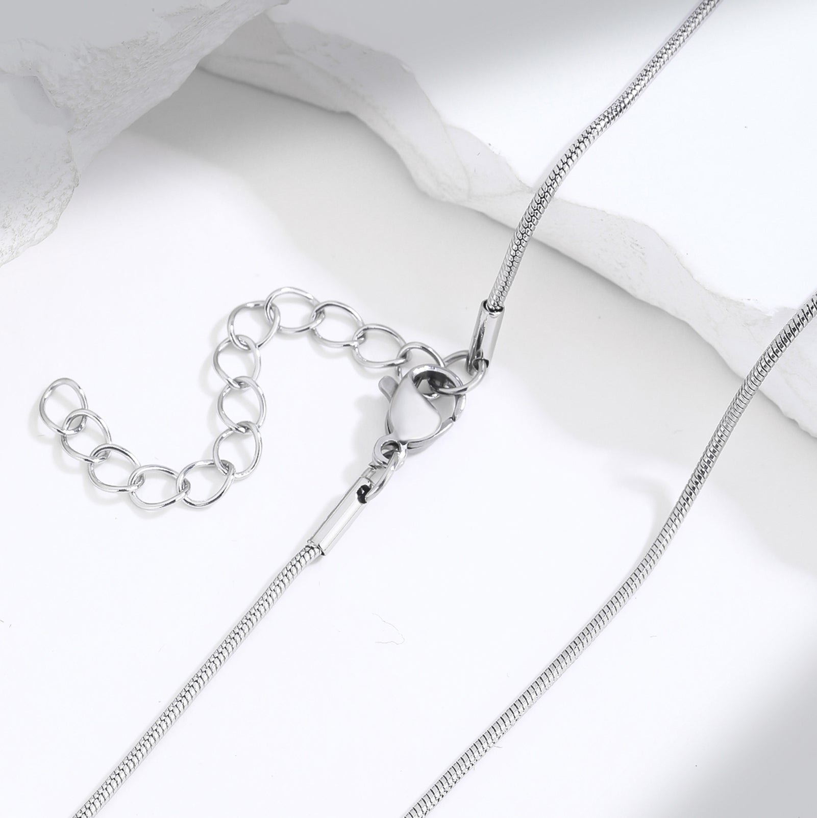 Personalized Gold Necklace for Women - Non-Tarnish Stainless Steel Initial Pendant Necklace Mother-of-Pearl and Zirconia Inlay - Custom Name Jewelry for Her - YUZENG-jewelrystore.com