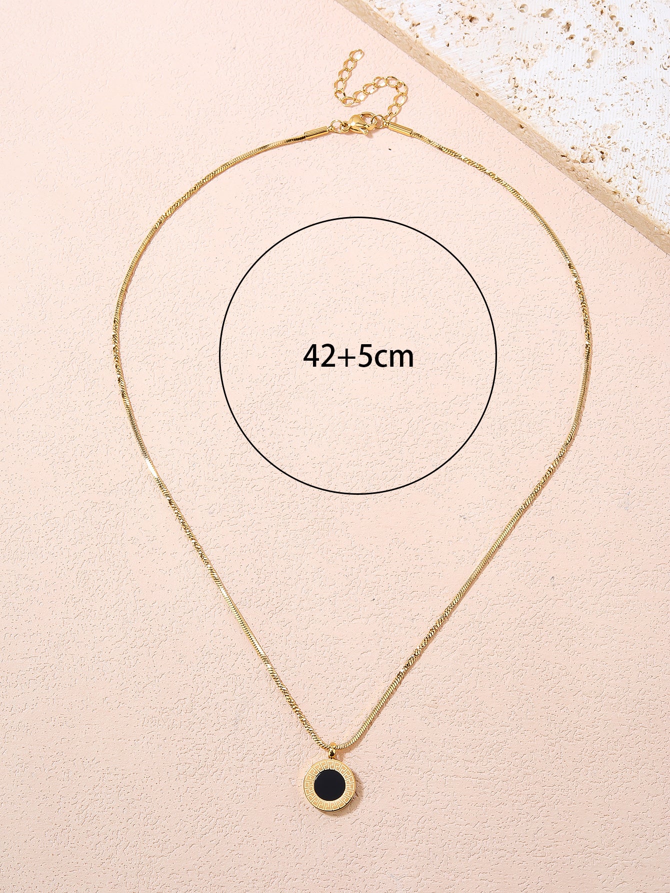Stainless Steel Pendant Necklace for Women - Fashionable, Versatile, and Cute Letter Design with 18K Gold Plating - Perfect for Everyday Style! - YUZENG-jewelrystore.com