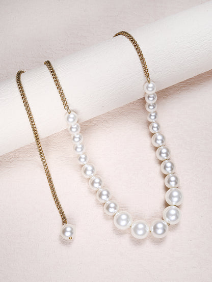 Natural pearl ladies light luxury necklace choker - YUZENG-jewelrystore.com