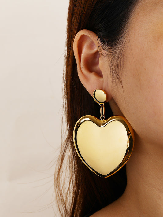 Stainless Steel Earrings for Women - Fashionable, Bold, and Versatile for Everyday Statement Looks with 18K Gold Plating! - YUZENG-jewelrystore.com