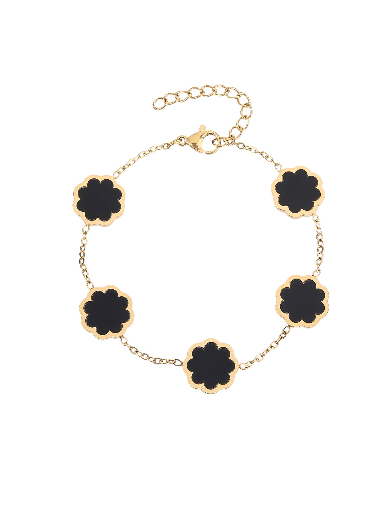 Stainless Steel Bracelet for Women - Stylish, Versatile, and Perfect for Everyday Fashion with a Touch of Four-Leaf Clover Charm! - YUZENG-jewelrystore.com